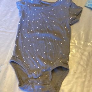 Star gray onesie